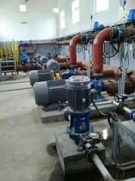 清水離心(xin)泵使用現場