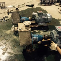 化(hua)工泵使(shǐ)用現場(chang)